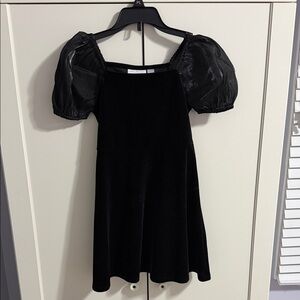 The Children's Place Black Puff Sleeve Dress
